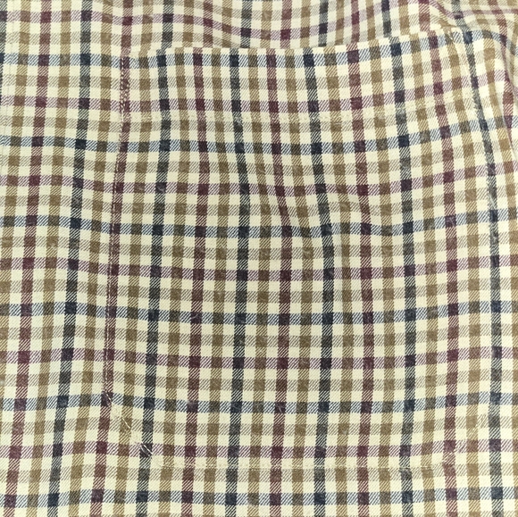 Pendleton Canterbury Cloth Brown Plaid Cotton/Wool Blend Flannel Shirt Size L - Picture 3 of 7